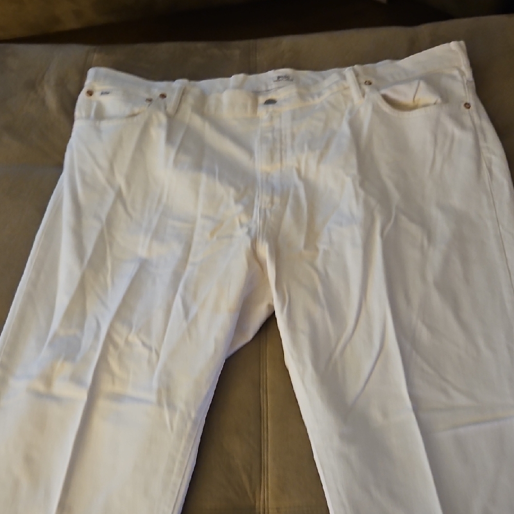Polo by Ralph Lauren Men's Relaxed White Jeans